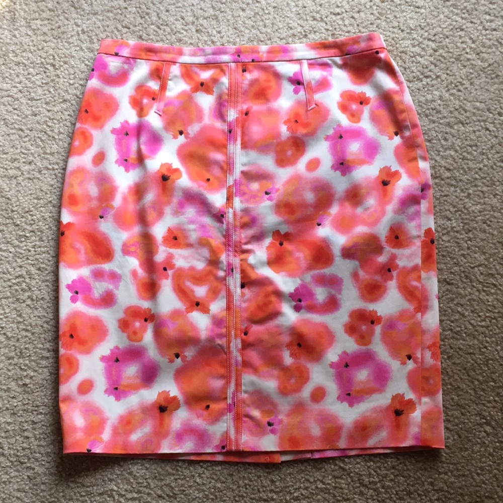 Ann Taylor Floral Pencil skirt